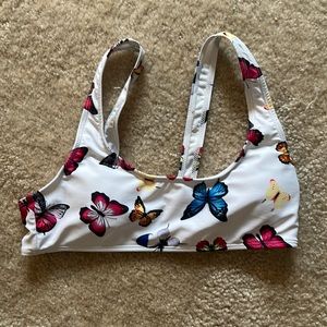 Shein Butterfly Bikini Top